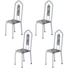 Kit 4 Cadeiras Tubular Bianca Kit 4 Cadeiras Tubular Bianca