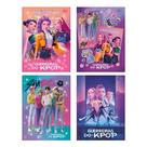 Kit 4 Cadernos Brochurao Gurreiras do K-pop 80Fls Tilibra