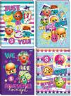 Kit 4 Cadernos Shopkins Brochura Pequeno 96 fls Jandaia