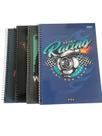 Kit 4 cadernos Universitário HIGH Capa Dura 80 folhas