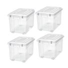 Kit 4 Caixa Alta Organizadora Brinquedo Objeto 56l Sanremo