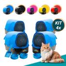 Kit 4 Caixa Areia Banheiro Furba Sandbox Fechada Grande Gato Kit 4 Caixa Areia Banheiro Furba Sandbox Fechada Grande Gato