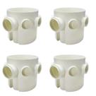 Kit 4 - Caixa Sifonada Sem Grelha Quadrada Tigre 150x150x50 Kit 4 - Caixa Sifonada Sem Grelha Quadrada Tigre 150x150x50
