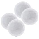 Kit 4 Caixas Acusticas Teto Som Ambiente Arandela 55w