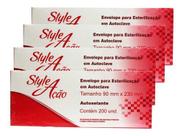 Kit 4 Caixas De Envelope Para Esterilização Em Autoclave