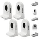 Kit 4 Caixas de Passagem Metálicas Intelbras VBOX 3000 D para Câmera Dome Uso Interno