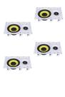 Kit 4 Caixas De Som Retangulares de Embutir JBL CI Plus 6R 160w Rms - Branca