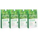 Kit 4 Caixas Folhas Prontas Cera Depilatória Depilação Corporal Depilflax Hortelã