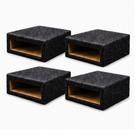 Kit 4 Caixas Gabinete 1 Din APSounds MDF Carpete CNC Kit 4 Caixas Gabinete 1 Din APSounds MDF Carpete CNC