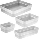 Kit 4 Caixas Organizadoras Cesto para Casa Ou Martiplast