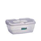 Kit 4 Caixas Organizadoras Transparente Tampa com Trava Multiuso 10L Livros