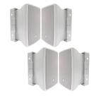 Kit 4 Caixas Som Ambiente JBL C521 Branca 80W 8 Ohms Passiva