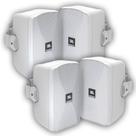 Kit 4 Caixas Som Ambiente JBL Control Pro SA-6 Passiva 100w Outdoor Branca