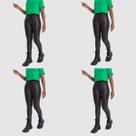 Kit 4 Calça Legging Cirre Tratorada Feminina Brilho Inverno Lançamento 2025