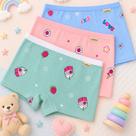Kit 4 calcinhas boxer shortinho infantil feminina suede canelado Mavique