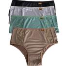 Kit 4 Calcinhas Cintura Alta Plus Size Calçola Lingerie Feminino Senhora Cós Alto Conforto Com Renda