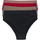 Kit 4 Calcinhas Cós Alto Feminina Lingerie Moda Íntima Cintura Alta Segura Barriga Conforto Langerie