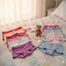 Kit 4 Calcinhas Femininas Infantil Box Boxer Antialérgicas