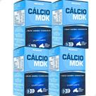 Kit 4 Calcio MDK Suplemento Natural Vitamina 100 Puro Premium 240 Capsulas Com Magnésio sem açúcar