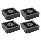 KIT 4 Calço Coxim Quadrado Borracha Condensadora Split 10x10