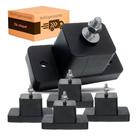 Kit 4 Calços Emborrachado Condensador Ar Condicionado Split