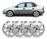Kit 4 Calota Aro 13 Corsa Classic 2008 2009 2010 2011 2012 Emblema