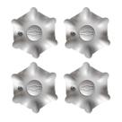 Kit 4 Calota Centro Tampa Roda Gm Vectra GLS 97 98 99 Prata