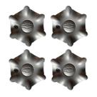 Kit 4 Calota Centro Tampa Roda Gm Vectra GLS 97 98 99 Prata
