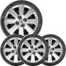 Kit 4 Calota GM AGILE ASTRA CORSA Aro 15 com Emblema 030cp