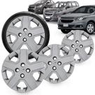 Kit 4 Calotas Cobalt Spin 2013 a 2020 Aro 15 Prata Cubo Padrão Grid
