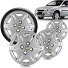 Kit 4 Calotas Corsa Wind 2000 Aro 13 Prata Cubo Baixo Grid + Adesivo Resinado 48mm Gm Cinza Com Dourado (4 Pc) Kit 4 Calotas Corsa Wind 2000 Aro 13 Prata Cubo Baixo Grid + Adesivo Resinado 48mm Gm Cinza Com Dourado (4 Pc)