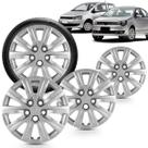 Kit 4 Calotas Fox Polo 12 a 13 Aro 14 Prata Cubo Baixo Grid Kit 4 Calotas Fox Polo 12 a 13 Aro 14 Prata Cubo Baixo Grid