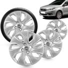 Kit 4 Calotas Grand Siena 14 15 Aro 14 Prata Cubo Baixo Grid Kit 4 Calotas Grand Siena 14 15 Aro 14 Prata Cubo Baixo Grid
