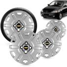 Kit 4 Calotas Montana 2004 Aro 14 Prata Cubo Baixo Grid + Adesivo Resinado 48mm Gm Preto com Dourado (4 Pc) Kit 4 Calotas Montana 2004 Aro 14 Prata Cubo Baixo Grid + Adesivo Resinado 48mm Gm Preto com Dourado (4 Pc)