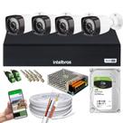 Kit 4 Cam 1080P 2MP Fullhd Dvr Mhdx 3004-C Full Hd C/ Hd