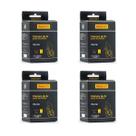 Kit 4 Câmara de ar 700 x 28/45 Pirelli bico fino presta 48mm