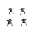 Kit 4 Câmaras de Ar/ Caixa de Ar Fogão Cooktop Compatível Britânia BCT4P 4B