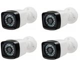 kit 4 Câmera Bullet 4x1 Hd 720p Infra 20 Metros