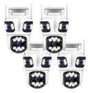 Kit 4 Câmera De Vigilância Ip Wifi 9mp Três Telas Lançamento
