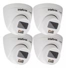 kit 4 Câmera Intelbras VHD 1120 D Full Color Colorida A Noite Bullet HDCVI Lente 2.8mm