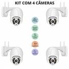 Kit 4 Câmeras 360º Ultra HD com Visão Noturna Avançada