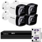 Kit 4 câmeras bullet ip vipc 1230 b g2 full hd ir intelbras Kit 4 câmeras bullet ip vipc 1230 b g2 full hd ir intelbras