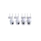 Kit 4 Câmeras de Segurança Externa PTZ 3MP WiFi Visão Noturna Colorida Dome Kit 4 Câmeras de Segurança Externa PTZ 3MP WiFi Visão Noturna Colorida Dome