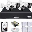 Kit 4 Cameras Intelbras 1120 Full Color, Dvr 4 Canais 1104c