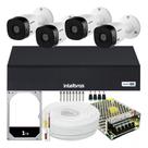 Kit 4 Câmeras Intelbras Vhl 1220b Full Hd Dvr De 8ch 1008-c
