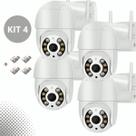 Kit 4 Câmeras Ip Wifi A8 Hd Smart App Segurança