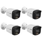 Kit 4 Câmeras Multi HD 2 Megapixels 3.6mm 40m vhd 3240 Full Color Intelbras