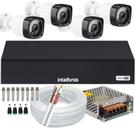 Kit 4 cameras seguranca 2mp Full HD DVR Intelbras 1004c S/ HD