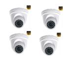 Kit 4 Câmeras Segurança 2MP Infra vermelho Full Hd