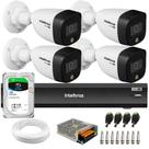 Kit 4 Câmeras Segurança VHD 1220 B Full Color Full HD 1080p Gravador iMHDX 3108 8 Canais HD 1TB Kit 4 Câmeras Segurança VHD 1220 B Full Color Full HD 1080p Gravador iMHDX 3108 8 Canais HD 1TB